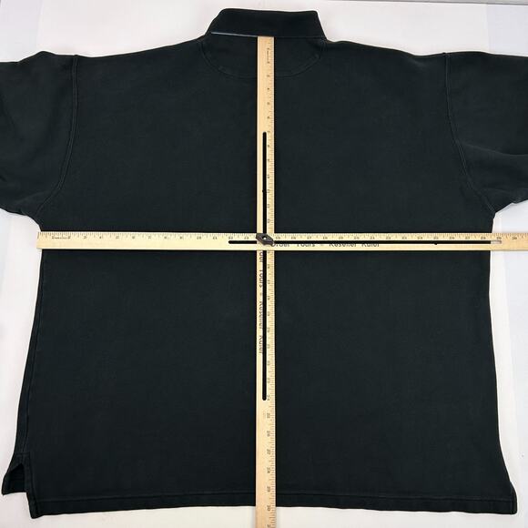 Vintage 90s Las Vegas Thunder Polo Shirt Ice Hockey Short Sleeve Black XXL 2XL - Picture 5 of 5
